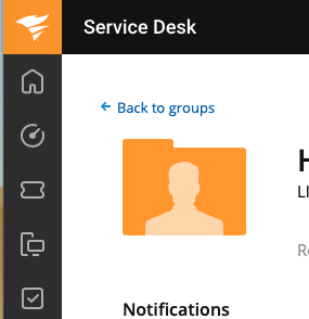 a tabbed folder shape with the outline of a male-looking adult